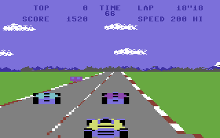 Pole Position screenshot 5 for Commodore 64